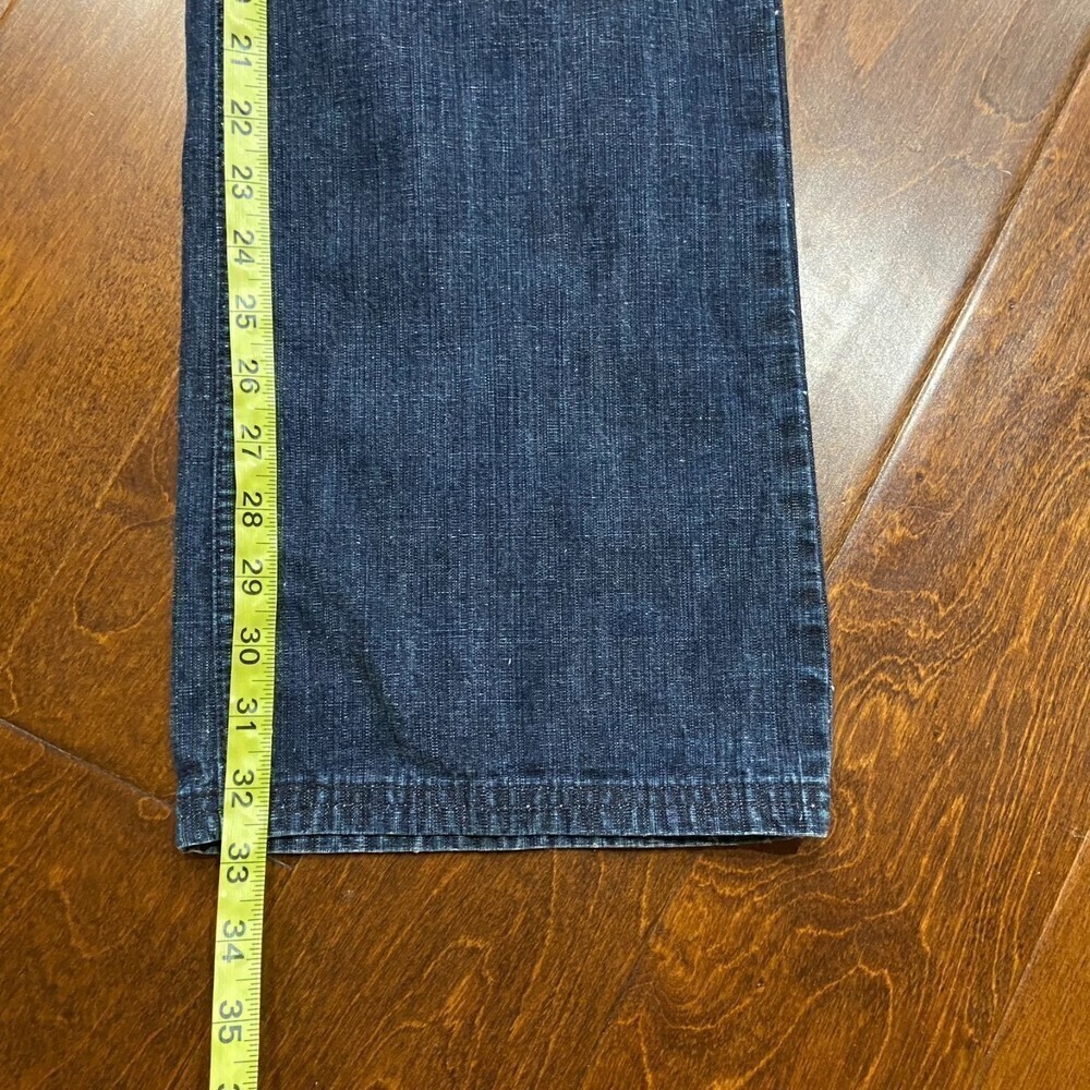 Tommy Hilfiger Vintage Y2K Dark Denim Boot Cut Jeans Women's Size 13 / 32 - Picture 9 of 11